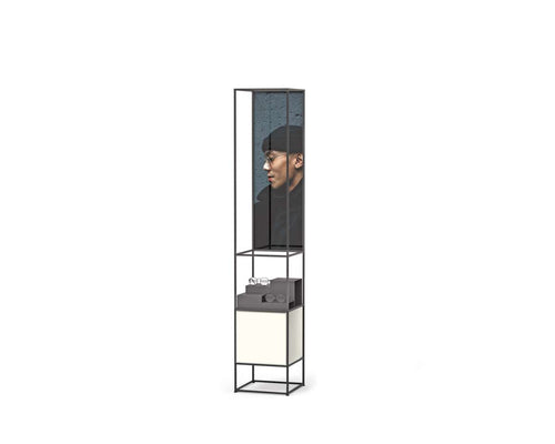 Caroline Freestanding Display Element with Deco Pedestal SF-CLB-GP09