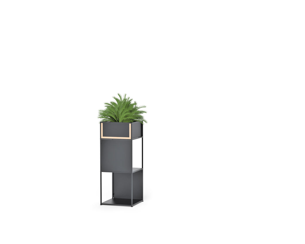 Caroline Display Shelving With Planter Boxes SB-CD-PBD-FW03