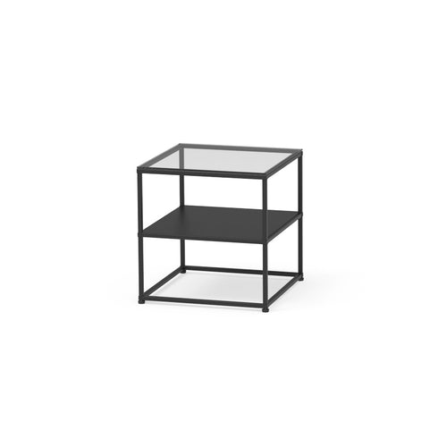 Caroline Freestanding Display Element with Glass Top SF-TG01