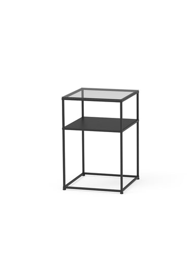 Caroline Freestanding Display Element with Glass Top SF-TG02