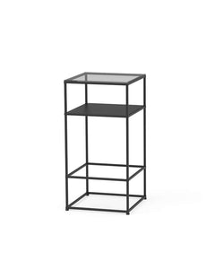 Caroline Freestanding Display Element with Glass Top SF-TG03