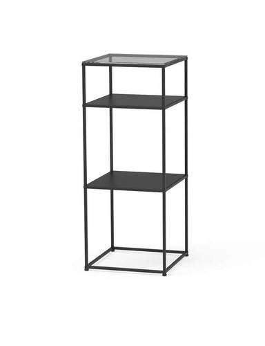Caroline Freestanding Display Element with Glass Top SF-TG04