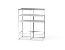 Caroline Freestanding Display Element with Glass Top SF-TG06