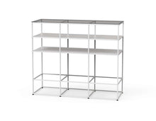 Caroline Freestanding Display Element with Glass Top SF-TG07