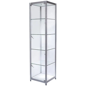 Element Glass Tower Shop Display Cabinet (60cm wide, 60cm deep)