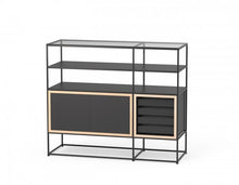 Caroline Display Shelving Furniture With Glass Top MR-TG-CD11