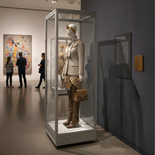 Single Mannequin Showcase with Glass Top - Display Cabinets Direct