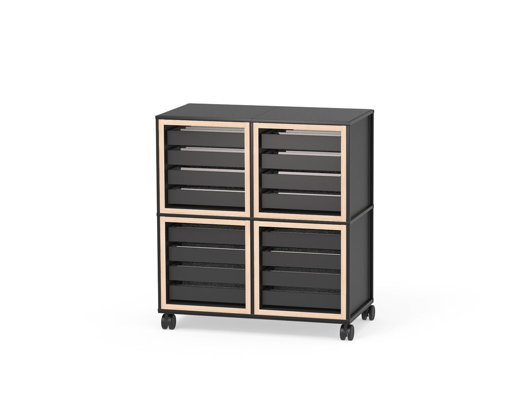 Caroline Display Shelving Trolley With Trays TR-CD11