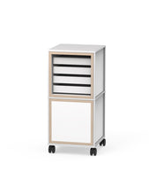 Caroline Display Shelving Trolley With Trays and Doors TR-CD04