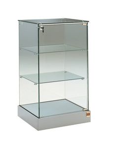 Shot glass display case with glass door discount