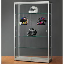 Aspire WME 1200 Glass Display Cabinet silver