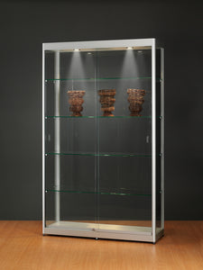 Aspire GPC 1200 Glass Display Cabinet silver