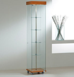 Rotating glass cheap display cabinet