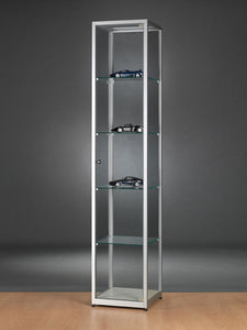Tall glass display on sale case