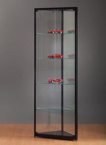 Aspire MPC 500 Glass Corner Display Cabinet black