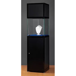 Nexus SV1 500 pedestal with glass display, header and storage