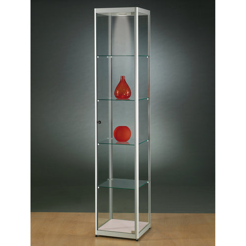 Aspire MPC 400 Glass Display Cabinet silver