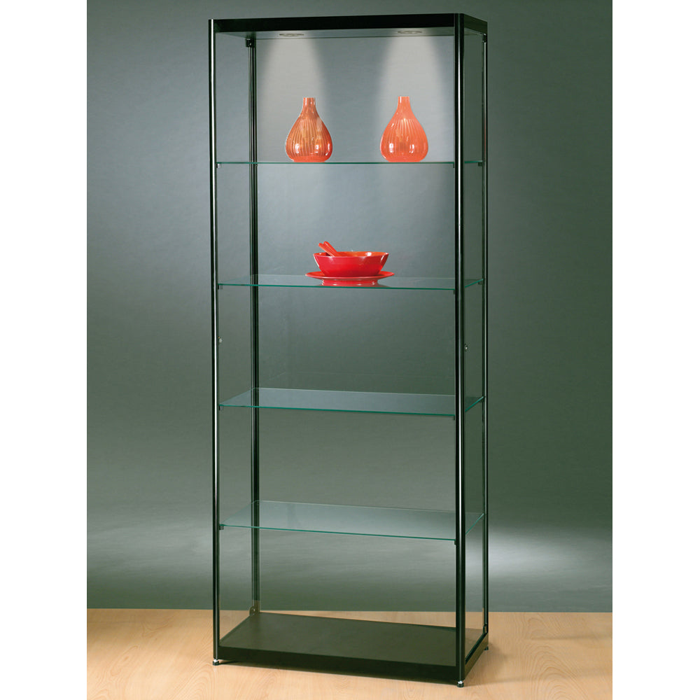 Aspire MPC 800 Side Opening Glass Display Cabinet black
