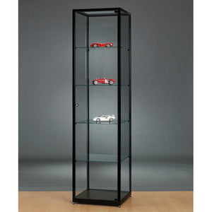 Aspire WMS 500 Glass Display Cabinet Black