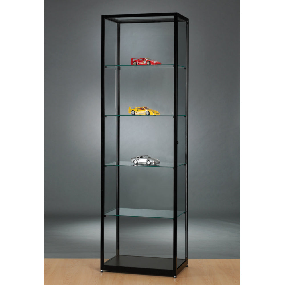 Aspire WMS 600 Glass Display Cabinet Black