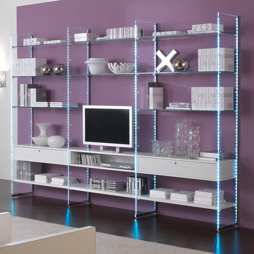 GlasSystem GS5 Media and Shelving Unit