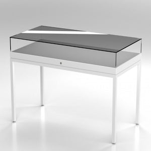 EXCEL Line T, Model L Display Case with Passive Climate Control (150cm wide, 15cm Glass Hood)