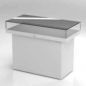 EXCEL Line T, Model P Display Case with Passive Climate Control (120cm wide, 30cm Glass Hood)
