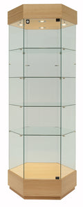 Craftsman Hexagonal Display Showcase