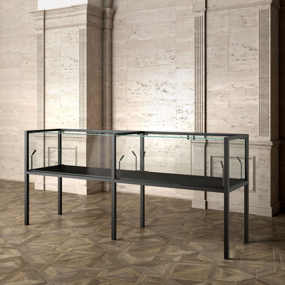 Bravura Modular MU120FT Display Counter – Display Cabinets Direct