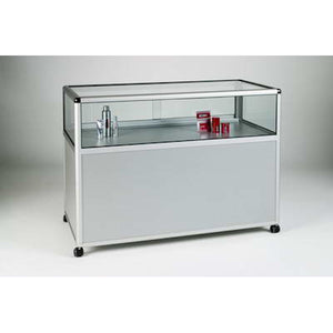 Britannia UB008 One Third Display Aluminium Framed Counter - 1.25m wide