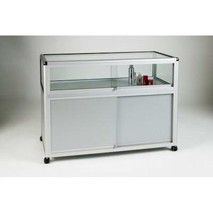 Britannia UB008 One Third Display Aluminium Framed Counter - 1.25m wide