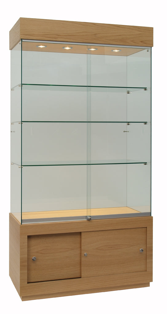 Craftsman 1m Wide Storage Showcase – Display Cabinets Direct
