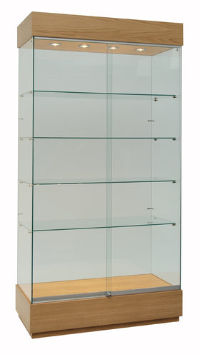 Craftsman 1m Wide Glass Display Showcase