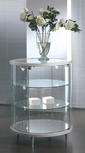 Elegance Lite Round Glass Display Counter