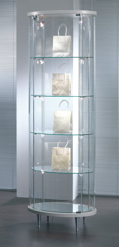 Elegance Lite 203/OP Oval Display Showcase