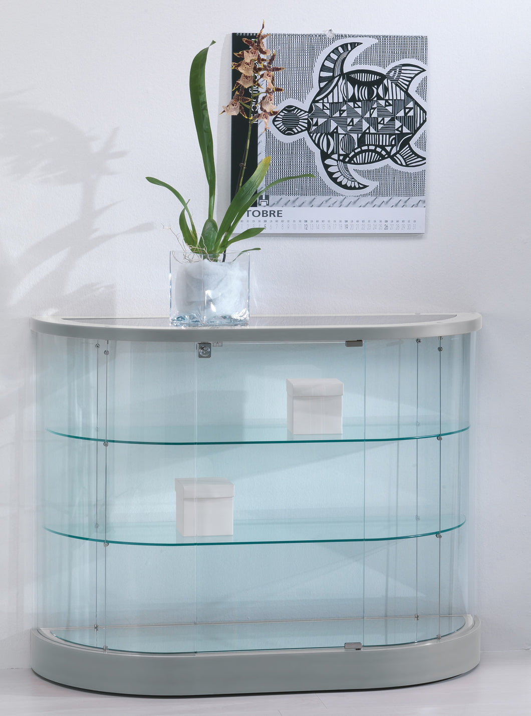 Elegance 209/MB Half Oval Display Counter