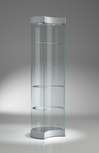 Elegance Crescent 209/ML Shaped Display Showcase
