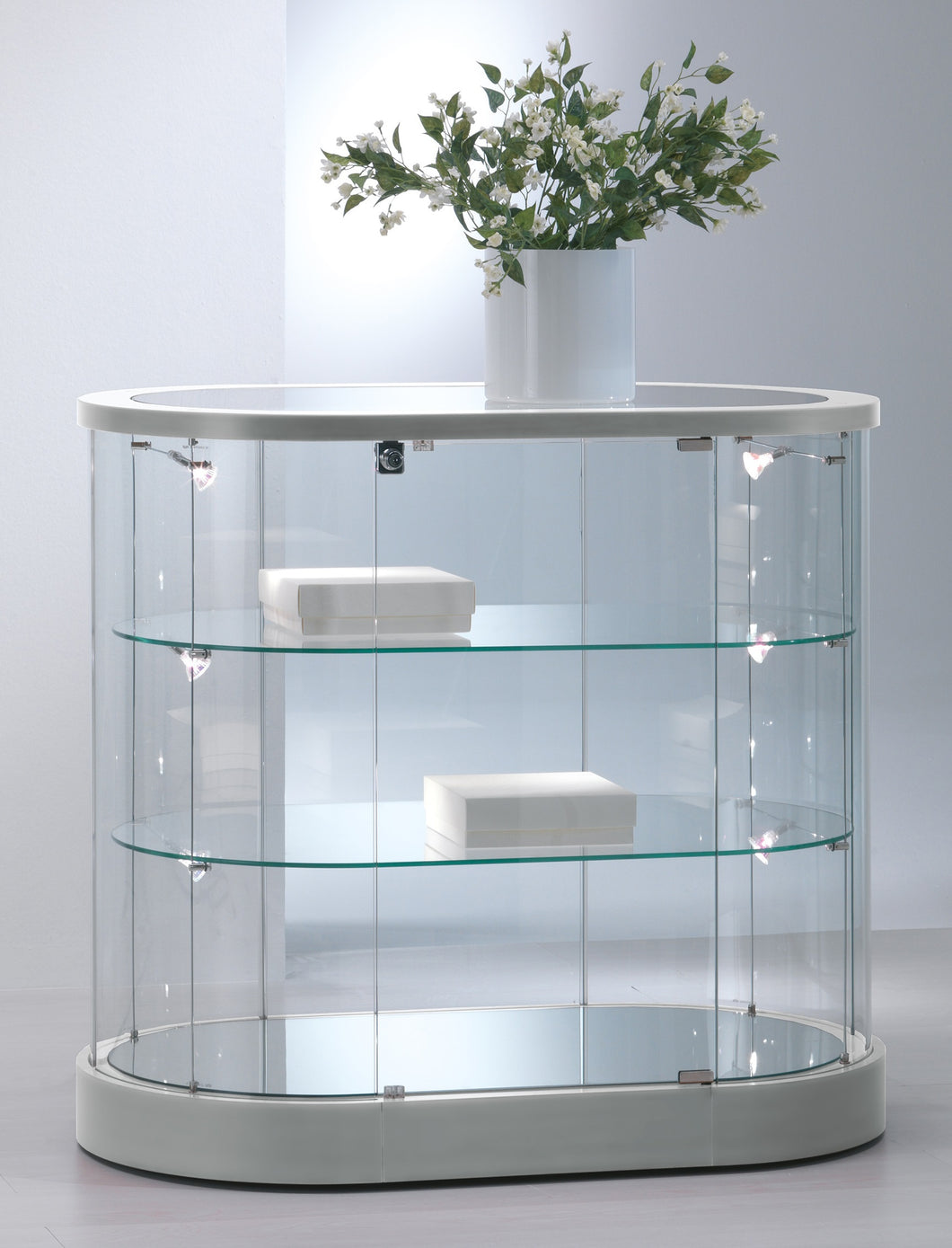 Elegance Oval Display Counter