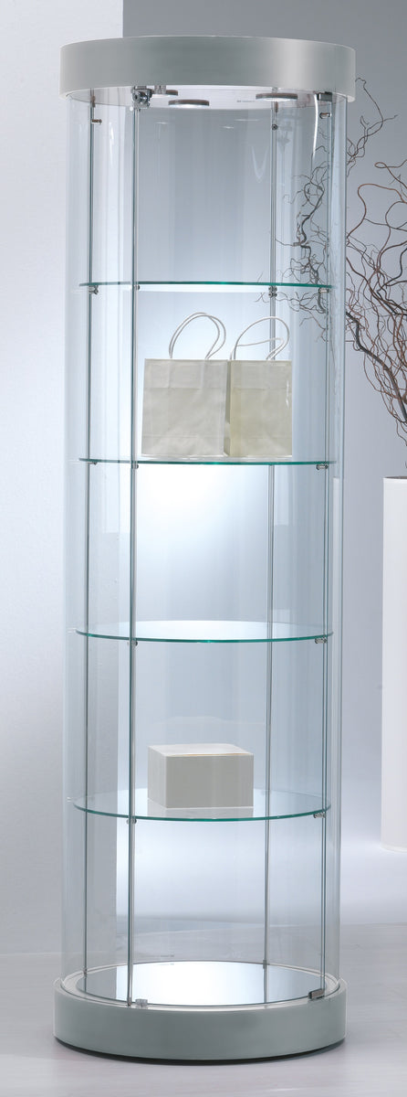 Round Glass Display Showcase – Display Cabinets Direct