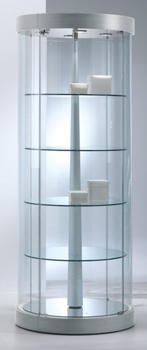 Elegance Round Revolving Display Showcase