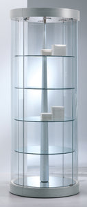 Elegance Round Revolving Display Showcase