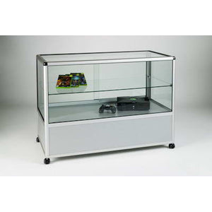 Small Glass Display Case-Frameless Countertop Glass Display Case-Unassembled