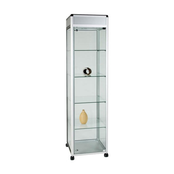 Britannia UB011 Aluminium Framed Tower Showcase with Header