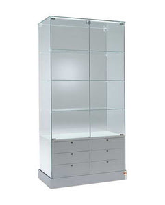 Premier 100 Display Showcase with Drawers