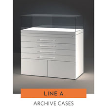 EXCEL Line A Archive Case with Passive Climate Control (25cm Glass Hood)