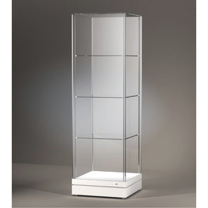 EXCEL Line F Freestanding Square Display Case with Passive Climate Control (60cm)