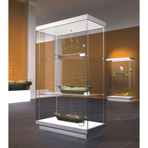 EXCEL Line F Freestanding Rectangle Display Case with Passive Climate Control (120cm)
