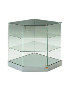 Premier 92 Glass Top Corner Display Counter